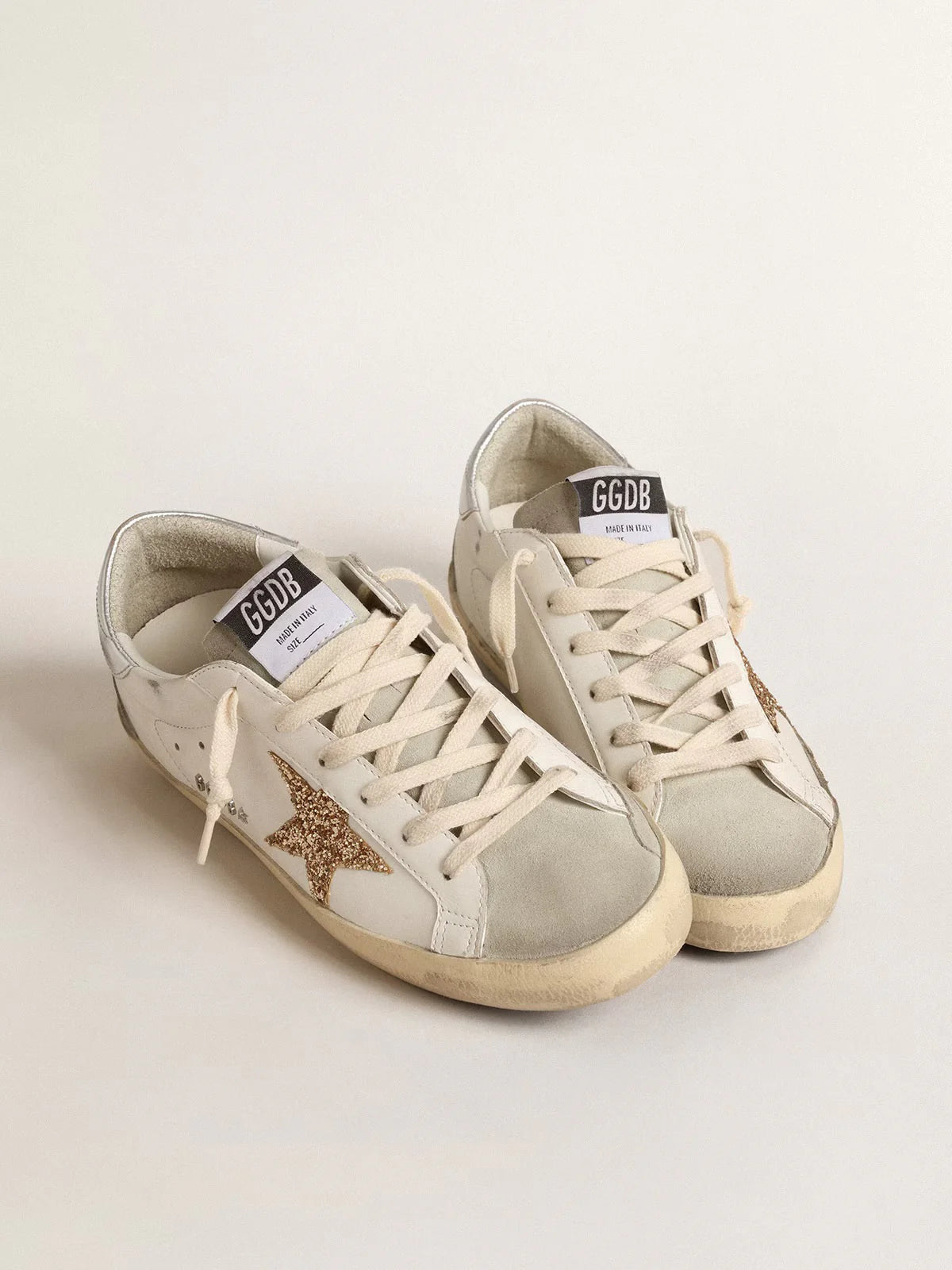Superstars pailletée dorée